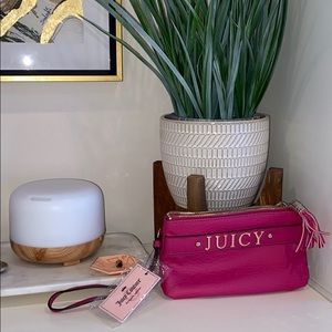 Juicy Couture Leather Wristlet